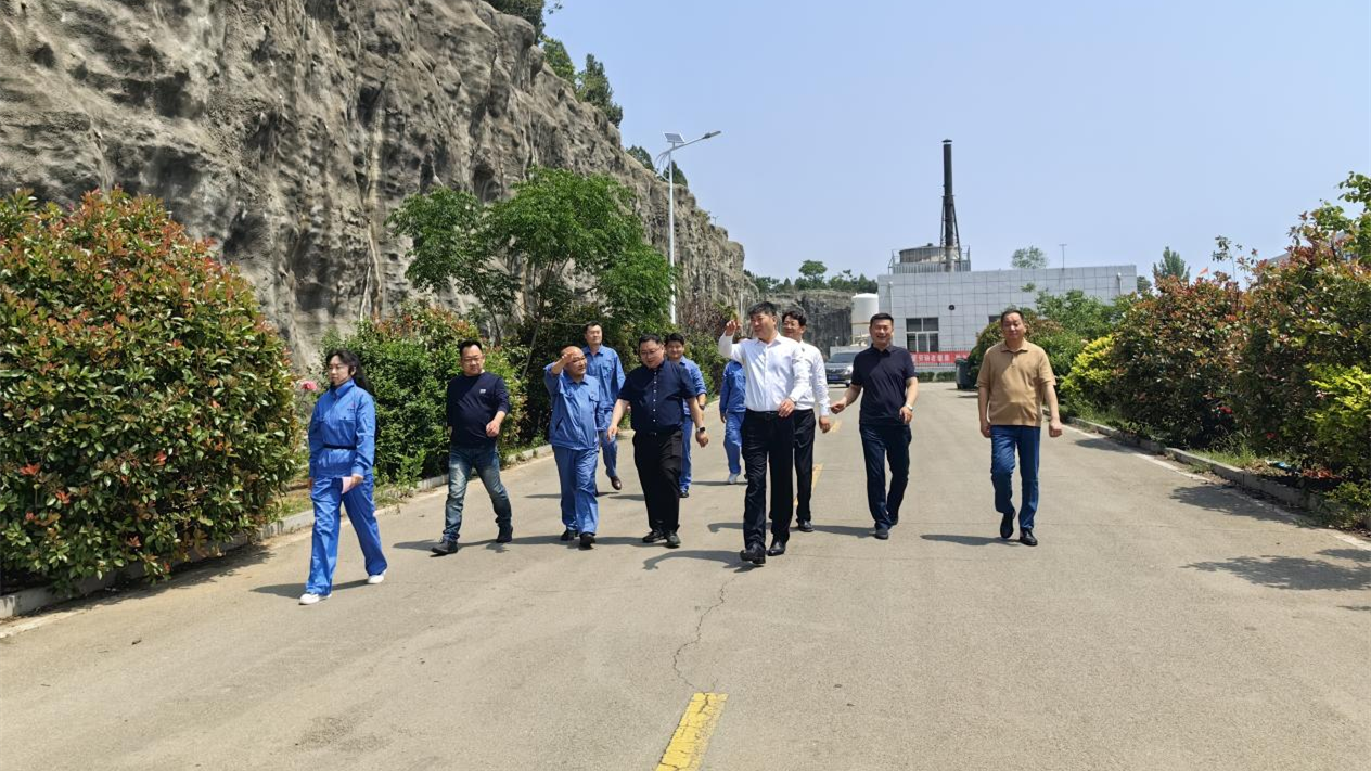 煙臺美瑞公司來化工基地調(diào)研指導