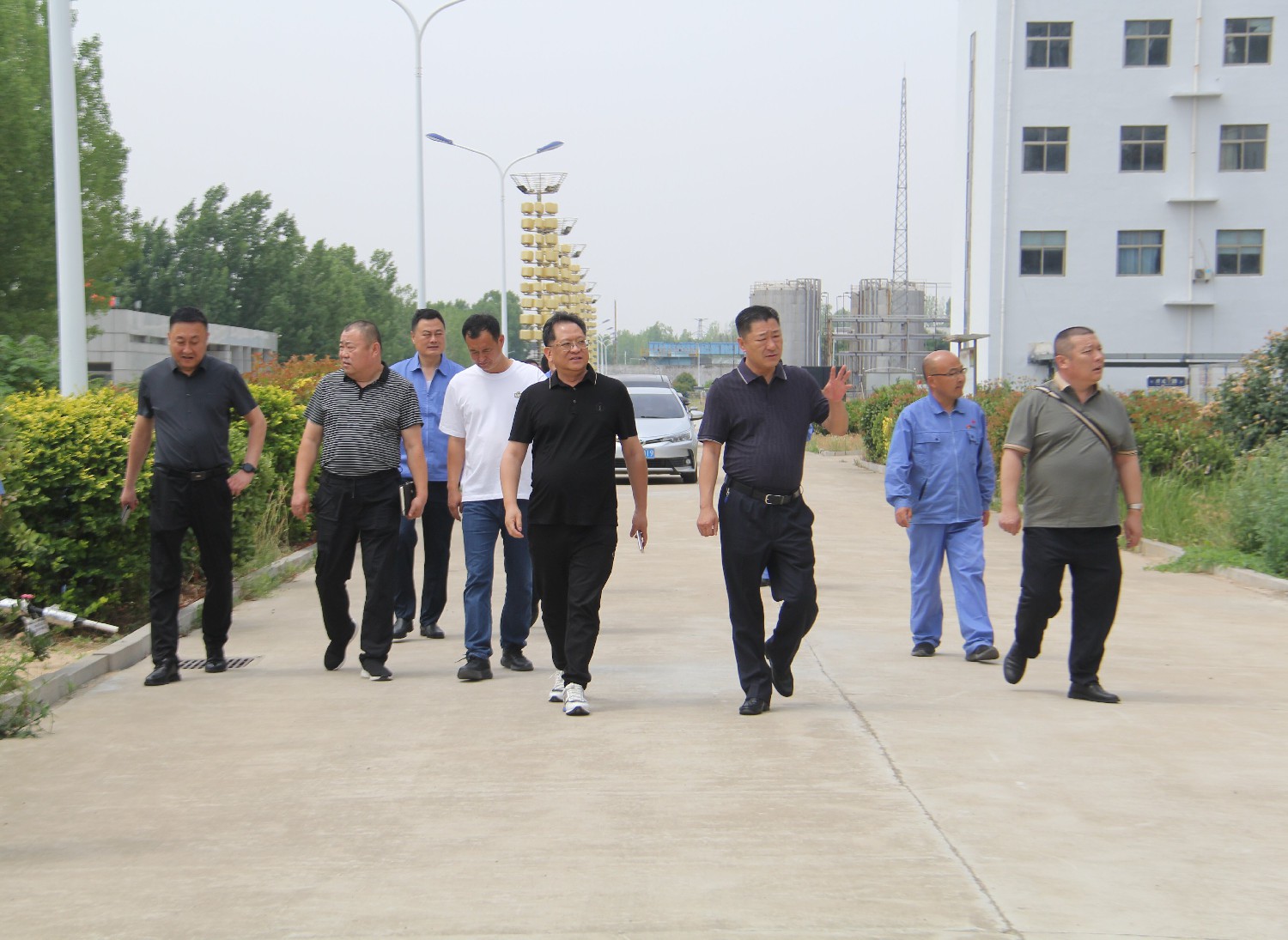 中商國(guó)聯(lián)、上海電力來化工基地合作洽談